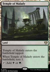 Temple of Malady - Commander Masters