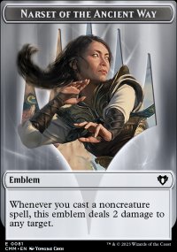 Emblem Narset of the Ancient Way - Commander Masters