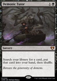 Demonic Tutor 1 - Commander Masters