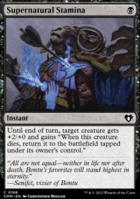 Supernatural Stamina - Commander Masters