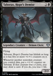 Taborax, Hope's Demise - Commander Masters