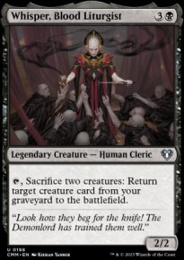 Whisper, Blood Liturgist - Commander Masters