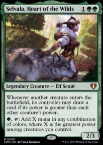 Selvala, Heart of the Wilds 1 - Commander Masters
