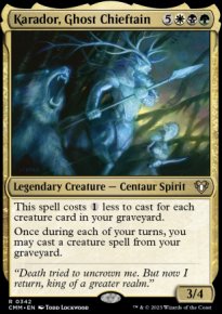 Karador, Ghost Chieftain 1 - Commander Masters