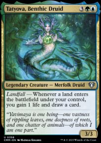 Tatyova, Benthic Druid 1 - Commander Masters