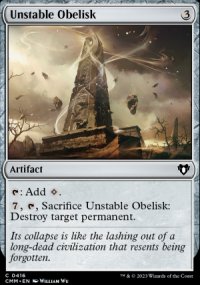 Unstable Obelisk - Commander Masters