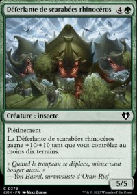 Dferlante de scarabes rhinocros - 