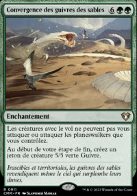 Convergence des guivres des sables - 