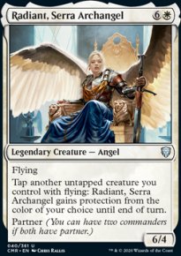 Radiant, Serra Archangel 1 - Commander Legends