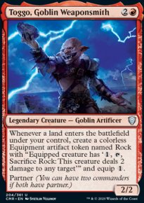 Toggo, Goblin Weaponsmith 1 - Commander Legends