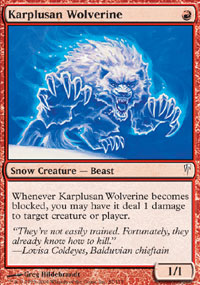 Karplusan Wolverine - Coldsnap