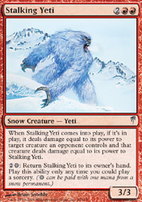 Yeti en chasse - 