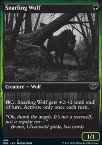 Snarling Wolf - 