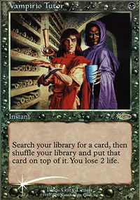 Vampiric Tutor - Judge Gift Promos