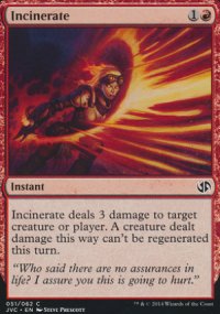 Incinerate - Duel Decks : Anthology