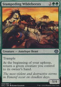 Stampeding Wildebeests - Duel Decks : Anthology