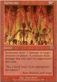 Incinerate 1 - Deckmasters