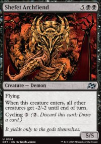 Shefet Archfiend - Aetherdrift
