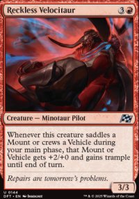 Reckless Velocitaur - Aetherdrift