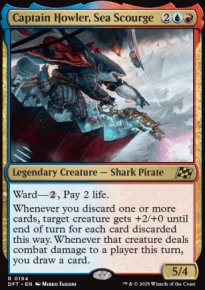 Captain Howler, Sea Scourge - Aetherdrift