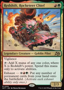 Redshift, Rocketeer Chief - Aetherdrift