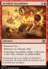 Accident incendiaire - Aetherdrift