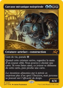 Carcasse mcanique noirptrole - Aetherdrift