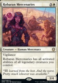 Robaran Mercenaries 1 - Dominaria United Commander Decks