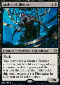 Activated Sleeper 1 - Dominaria United Commander Decks