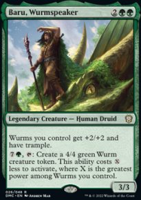 Baru, Wurmspeaker - 