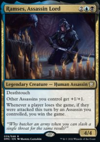 Ramses, Assassin Lord 1 - Dominaria United Commander Decks