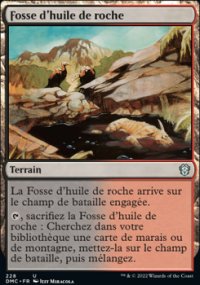 Fosse d'huile de roche - 