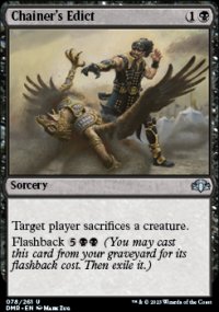 Chainer's Edict 1 - Dominaria Remastered