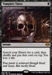 Vampiric Tutor 1 - Dominaria Remastered