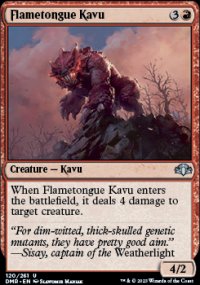 Flametongue Kavu 1 - Dominaria Remastered