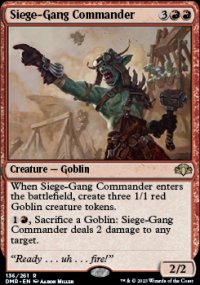 Siege-Gang Commander 1 - Dominaria Remastered