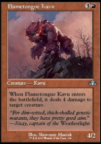 Flametongue Kavu 2 - Dominaria Remastered