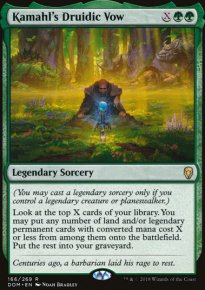 Kamahl's Druidic Vow - Dominaria