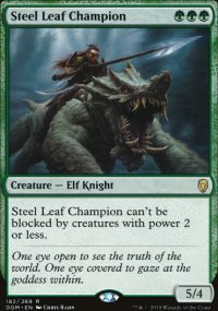 Steel Leaf Champion - Dominaria