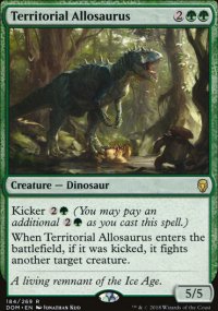 Territorial Allosaurus - Dominaria