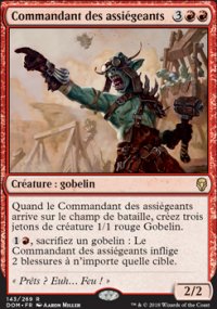 Commandant des assigeants - 