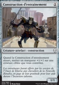 Construction d'entranement - 