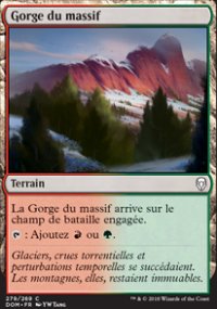 Gorge du massif - 