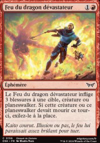 Feu du dragon dvastateur - Duskmourn: House of Horrors