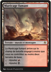 Marcage fumant - 