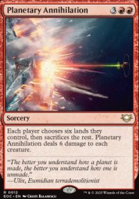 Planetary Annihilation - Edge of Eternities Commander Decks