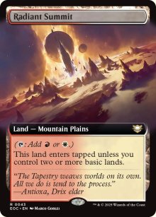 Radiant Summit - Edge of Eternities Commander Decks