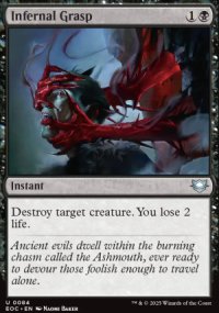 Infernal Grasp - Edge of Eternities Commander Decks