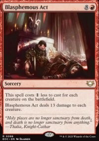 Blasphemous Act - Edge of Eternities Commander Decks