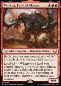 Moraug, Fury of Akoum - Edge of Eternities Commander Decks